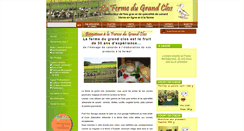 Desktop Screenshot of lafermedugrandclos.fr