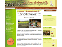 Tablet Screenshot of lafermedugrandclos.fr